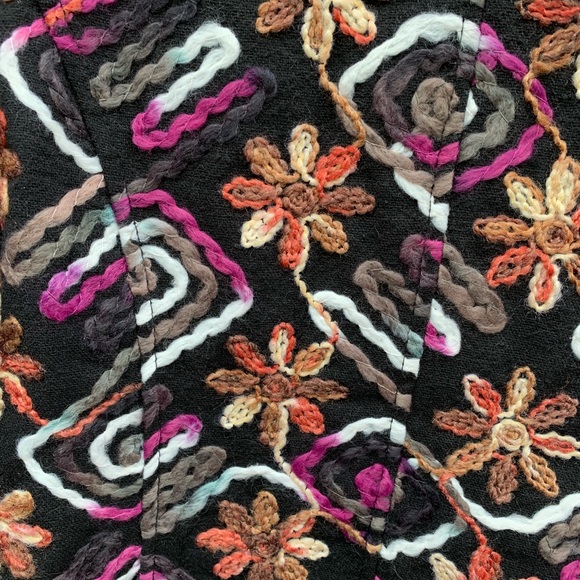 Luisa Perla crewel embroidered jacket Size Small - Picture 5 of 7